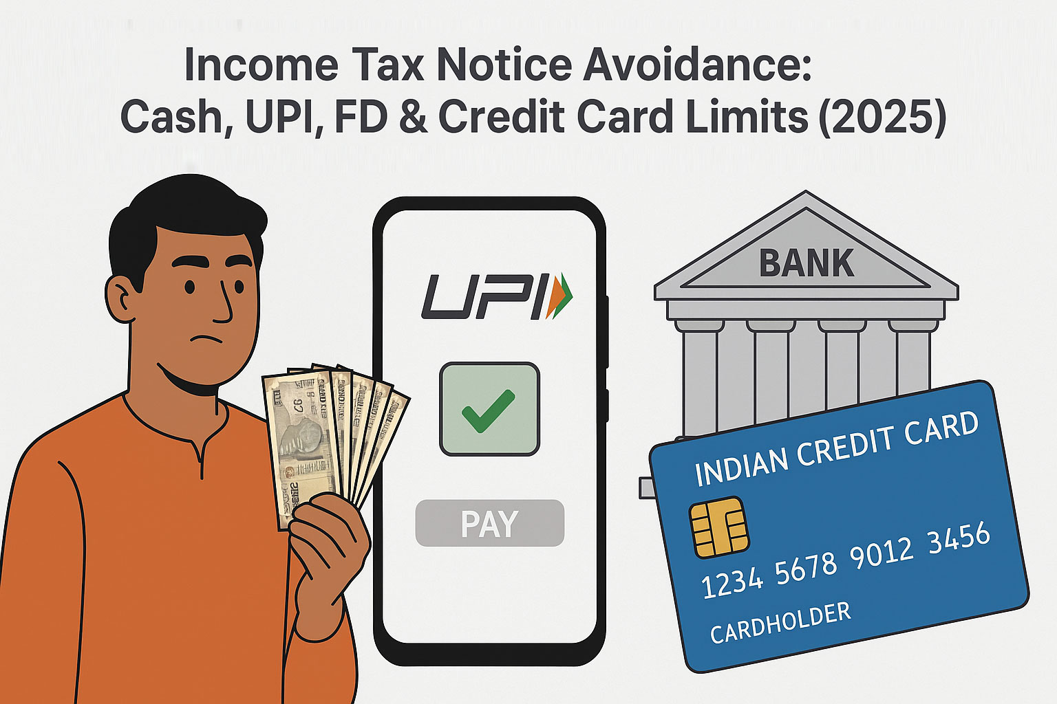 Income Tax Rules for Cash, UPI, FD & Credit Card Limits
