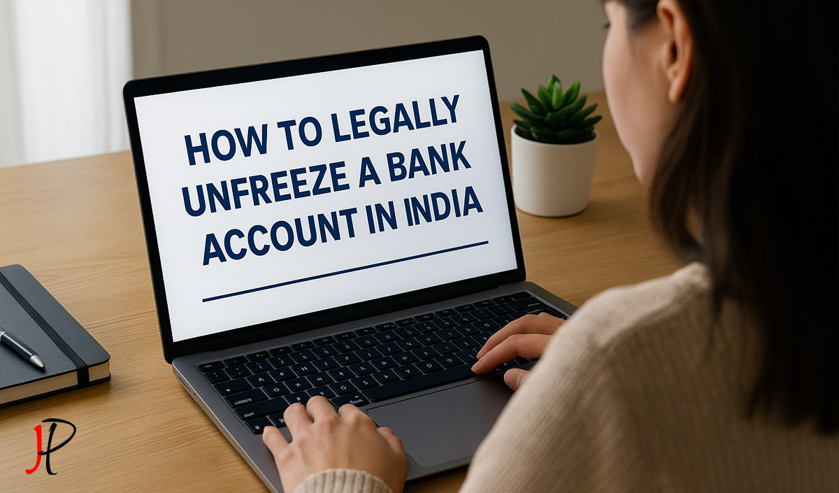 Unfreeze Bank Account India