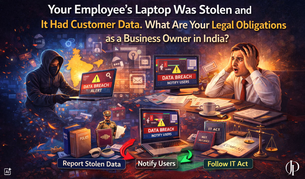 Stolen Laptop With Customer Data